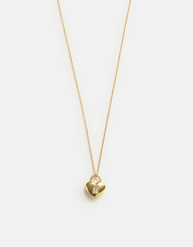 Kirstin Ash - Vera Heart Lock Necklace