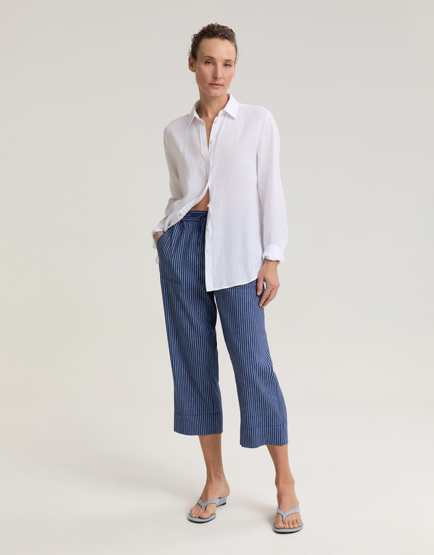 Sportscraft - Rosa Crop Linen Pant