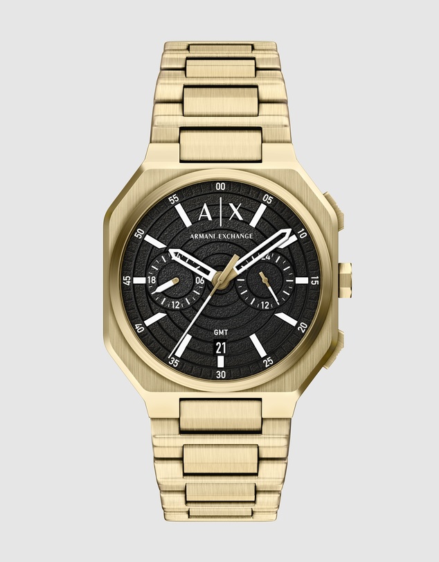 Armani Exchange - Gold Tone Chronograph Watch