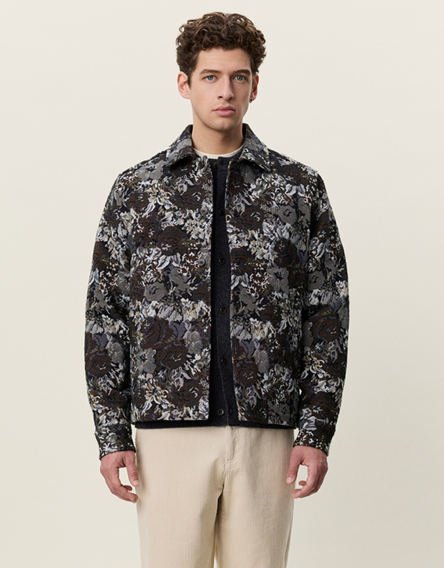 Les Deux - Rose Jacquard Overshirt