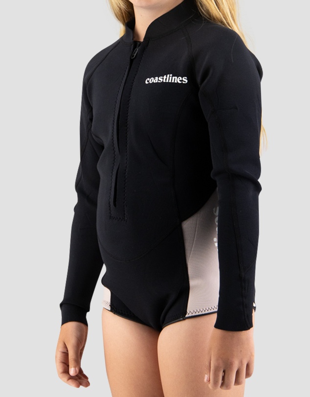Coastlines - Classic Girls 2/2 Front Zip Springsuit