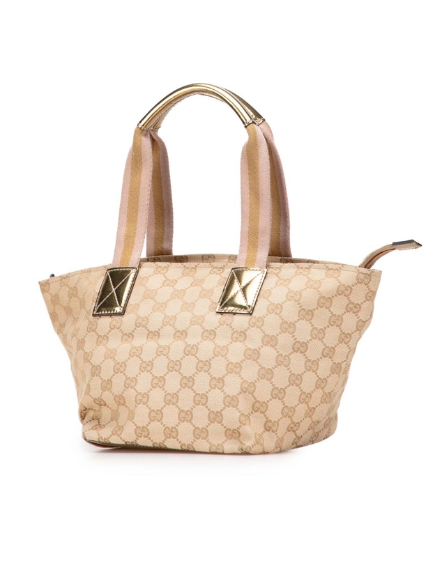 Pre-Loved by Azura Reborn - Pre-Loved GG Canvas Web Handbag