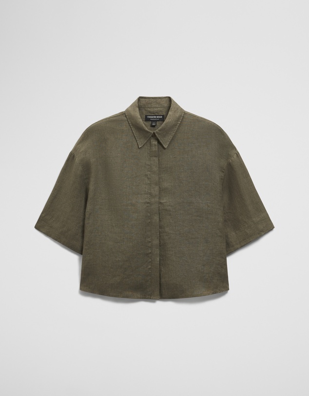 Country Road - Short Sleeve Linen Shirt
