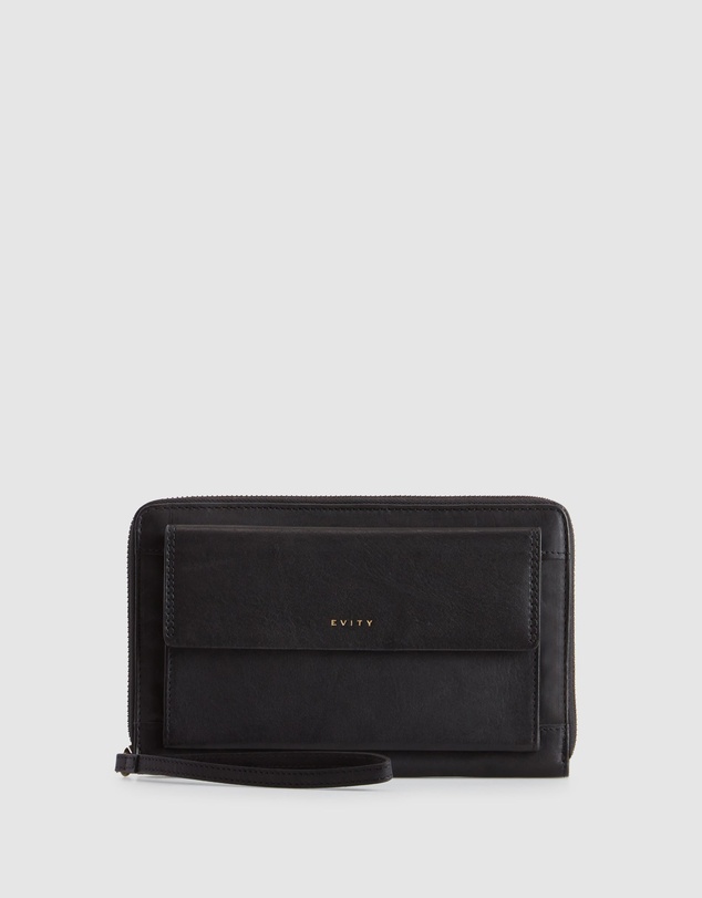 Evity - RFID Payton Leather Travel Wallet