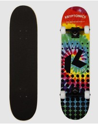 iWorld - Bravo Sports Kryptonics KR31 Star Series Skateboard - Rainbow Dot