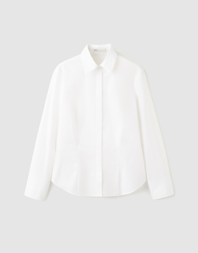 M.N.G - Slim-Fit Poplin Shirt