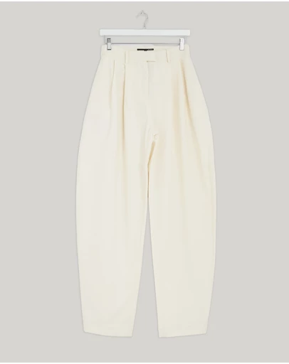 Revibe - Repaired MISHA Mezzaluna Pleated Barrell Leg Trousers - AU 10