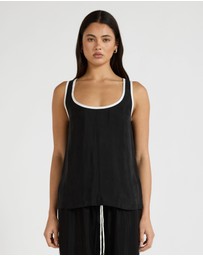 All Fenix - Cupro Contrast Tank
