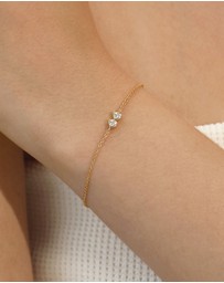 SAINT VALENTINE - Two Of A Kind Heart Bracelet - Gold