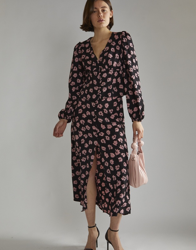 Glamorous - Button-Front Midi-Skirt