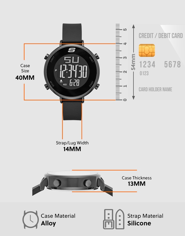 Skechers - Magnolia Black Digital Watch