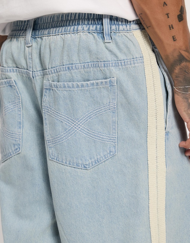 Zanerobe - Stitched Pintuck Denim Shorts