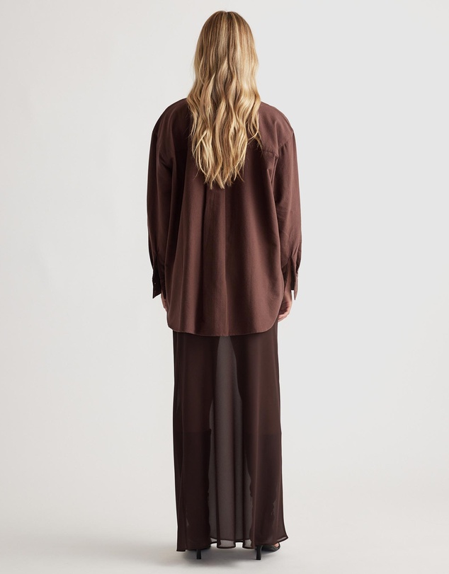 Decjuba - Heather Oxford Oversized Shirt