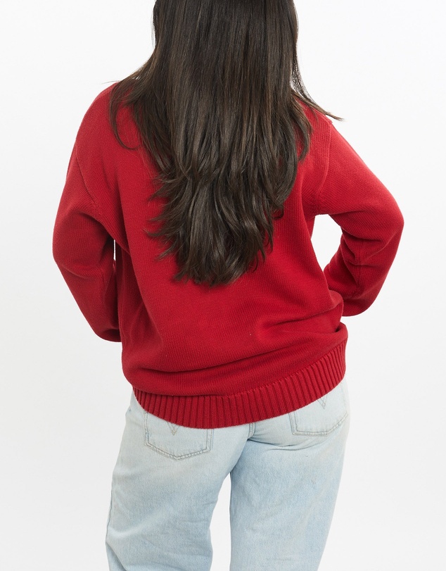 Vintage by The Real Deal - Pre Loved - Vintage 90s Lauren Ralph Lauren Quarter Zip Knit Sweater