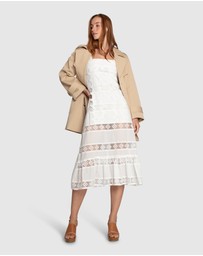 Belle & Bloom - The Wild Rose Hour Lace Midi Dress