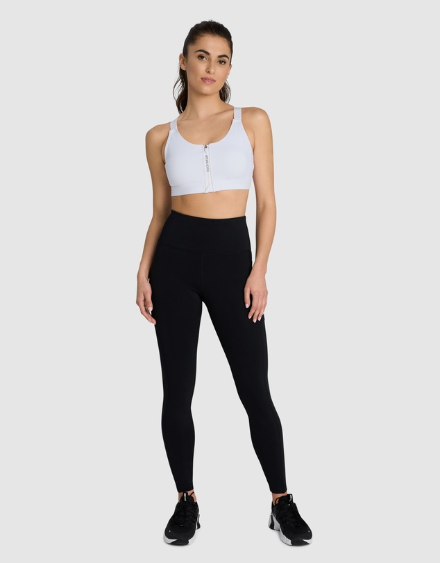Rockwear - Velocity Zip Medium Impact Sports Bra