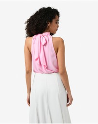 Forcast - Shelby Draped Sleeveless Top