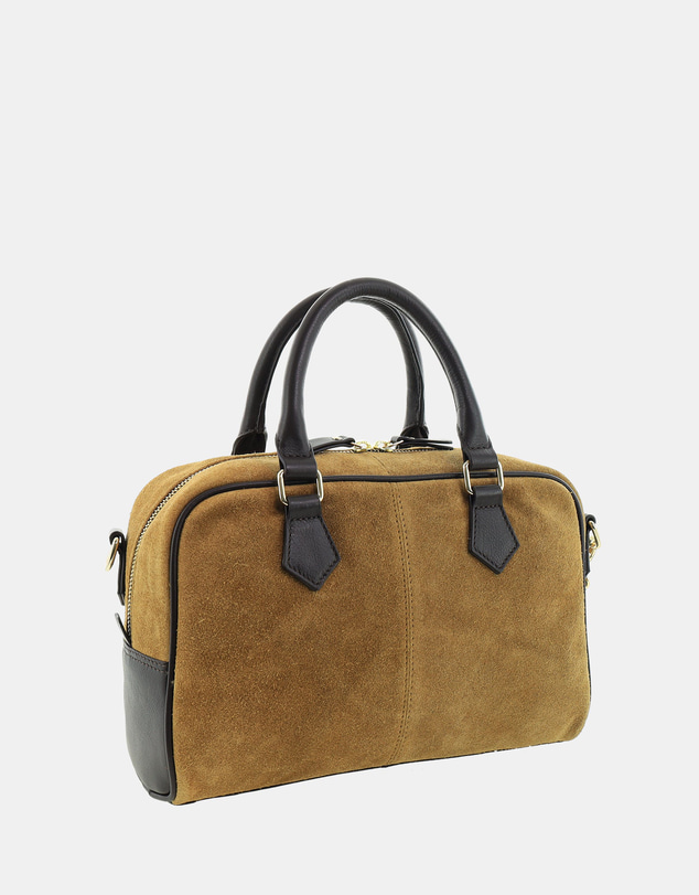 Pierre Cardin - Pierre Cardin Genuine Suede Leather Tote Crossbody Bag