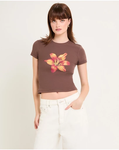 Subtitled - In Bloom Fitted T-Shirt
