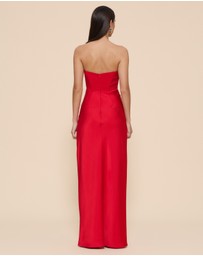 CHANCERY - Ayla Corset Drape Maxi Dress