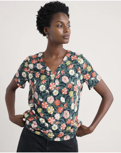 Seasalt - Barnoon Jersey Printed Short-Sleeve Top