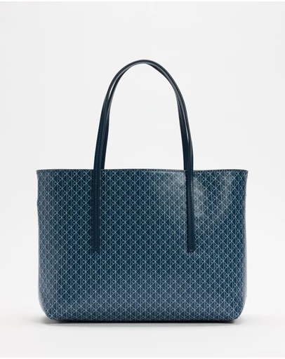 Calvin Klein - Emblem All Over Print Small Tote Bag
