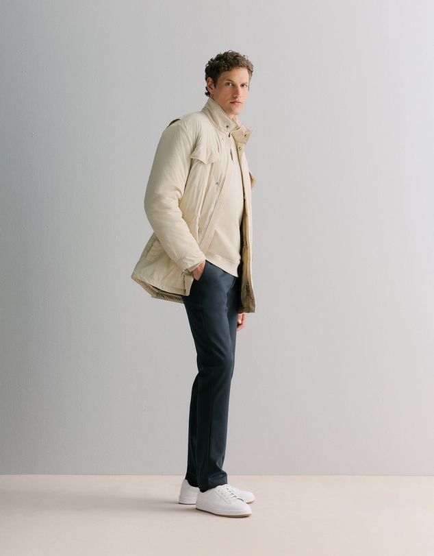 Trenery - Longline Technical Field Jacket in Fawn