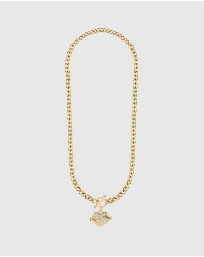 GUESS - Gold-Tone Vintage Guess Necklace
