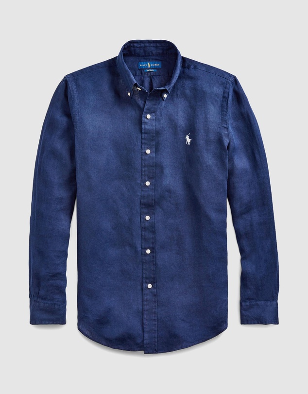Polo Ralph Lauren - Custom Fit Linen Shirt- ICONIC EXCLUSIVE