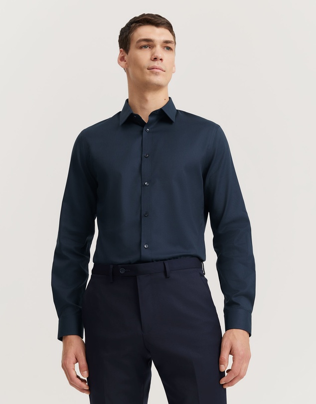Country Road - Slim Fit Textured Travel Shirt