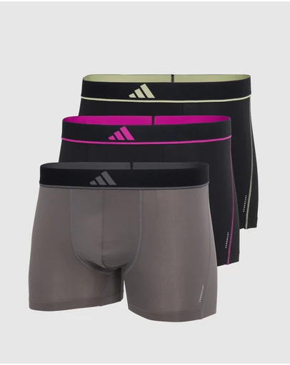 adidas Sportswear - 3 Pack Active Micro Flex Eco Trunk Underwear