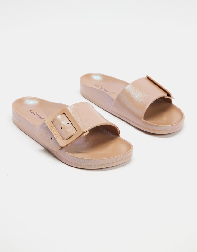 Holster - Solace EVA Slides - Natural Metallic - Women's