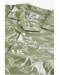 NEXT - Western Style Printed Short Sleeve Shirt With Cuban Collar