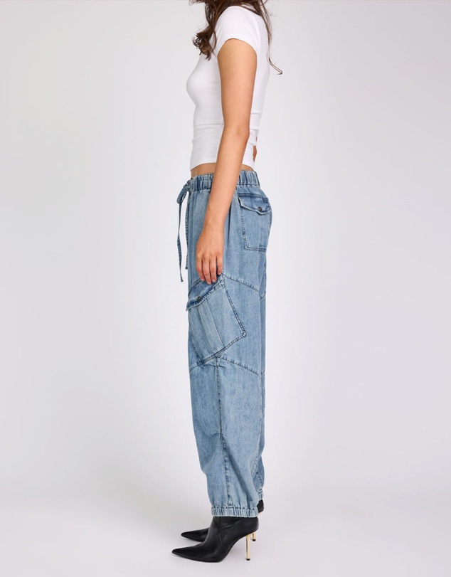 ONE TEASPOON - Utility Denim Flight Pants - Johnny Blue