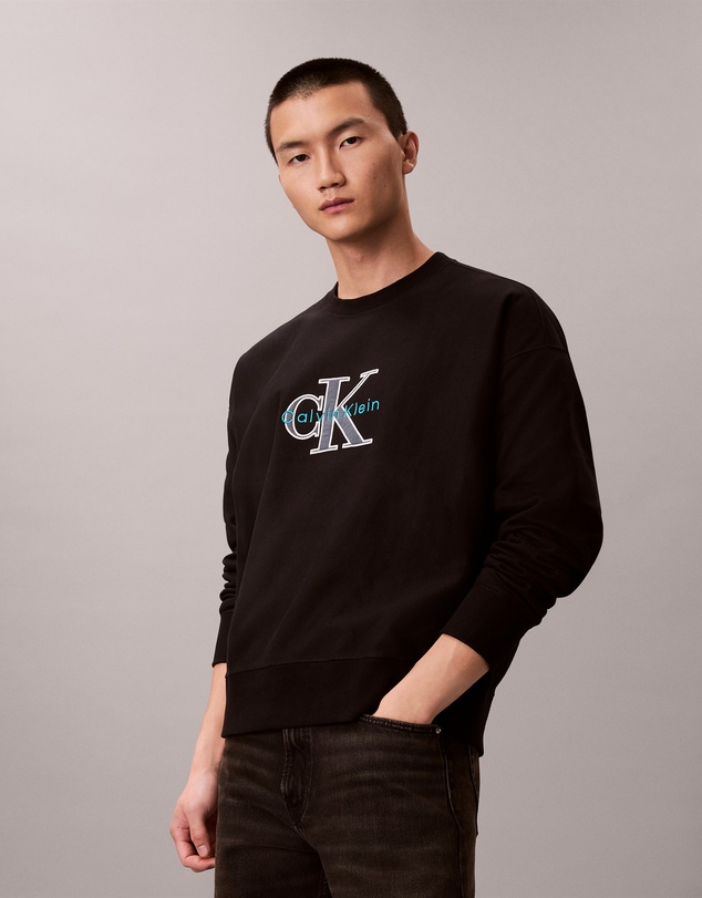 Calvin Klein Jeans - Fleece Monologo Relaxed Sweatshirt