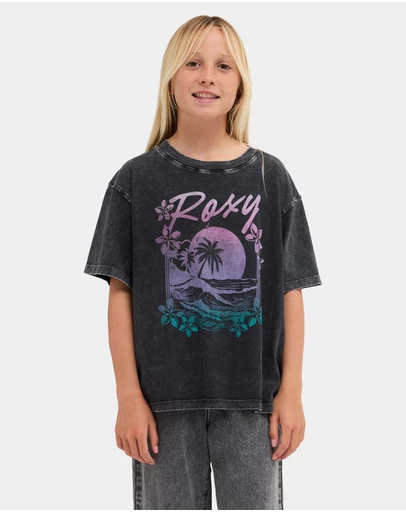 Roxy - Girls 8 to 16 Eveoversize Washed T-Shirt