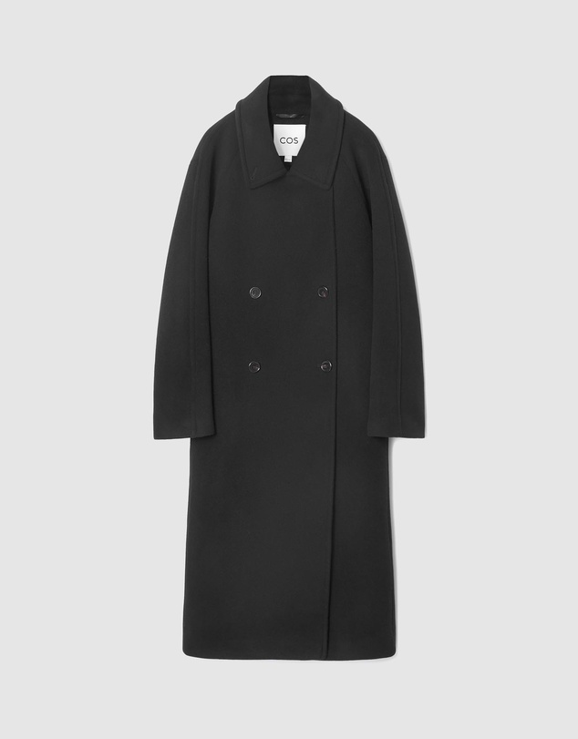 COS - Oversized Double-Breasted Wool Coat