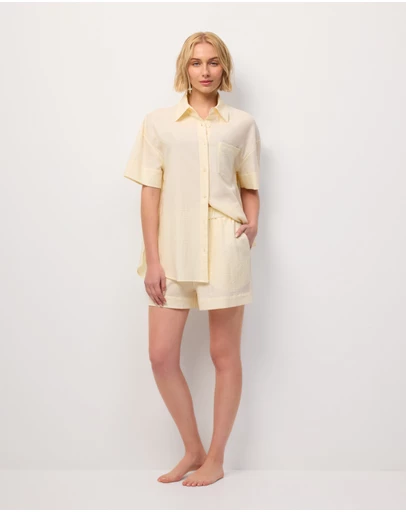 Wanderluxe Sleepwear - Limoncello Boxer Set Short