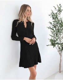 Esther & Co - Marifi Knit Dress - Black