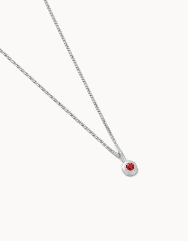 Kirstin Ash - Birthstone Necklace July Ruby