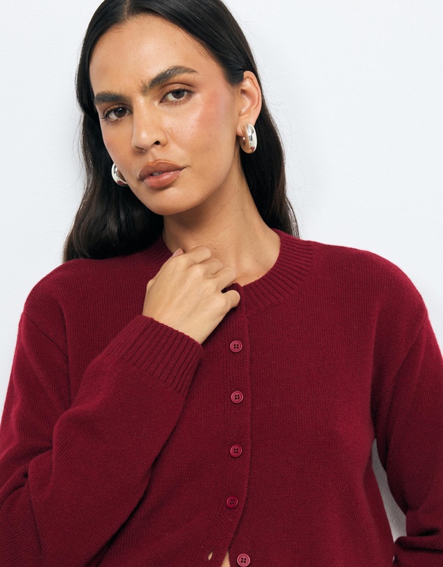 AERE - Sadie Merino Wool Cardigan