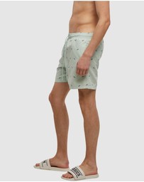 Urban Classics - Embroidered Swim Shorts