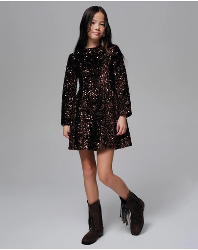 Bardot Junior - Juniper Sequin Mini Dress - Kids-Teens