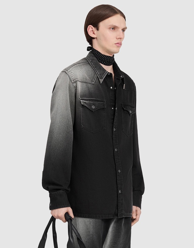 MM6 Maison Margiela - Faded Denim Overshirt