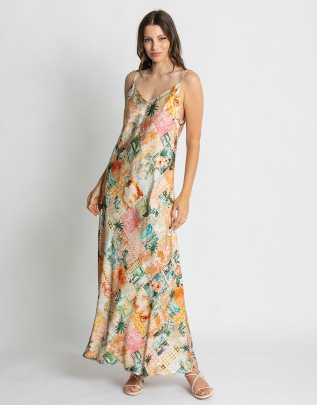KACHEL - Hazel Slip Maxi Dress