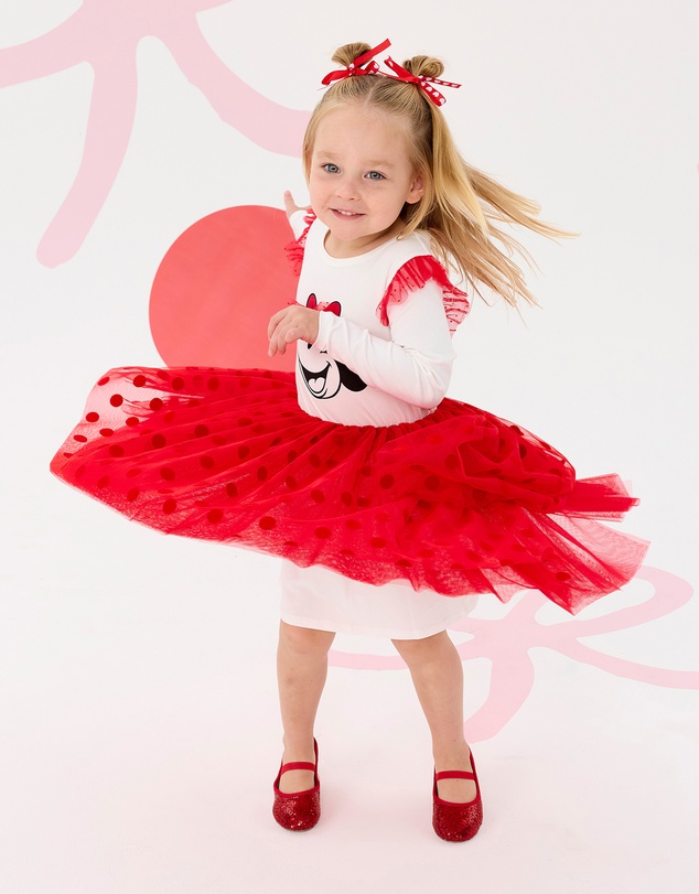 Rock Your Kid - Minnie Mouse Dot Dress ICONIC EXCLUSIVE- Kids