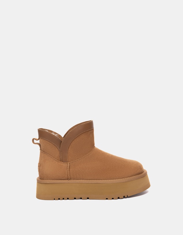 EVERAU - Australian Shepherd Ugg Mini Wintra Platform Cow Suede Upper UGG Boots