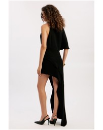 Bardot - Halsey High Low Drape Dress