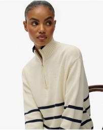 Superdry - Cotton Half Zip Knit