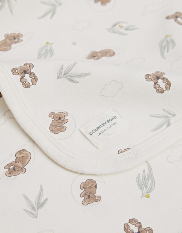 Country Road - Organically Grown Cotton Jersey Swaddle
